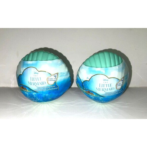 JAKKS Pacific Other - 2 Mystery Seashell Packs THE LITTLE MERMAID LIVE ACTION MOVIE 3" Surprise Plush!